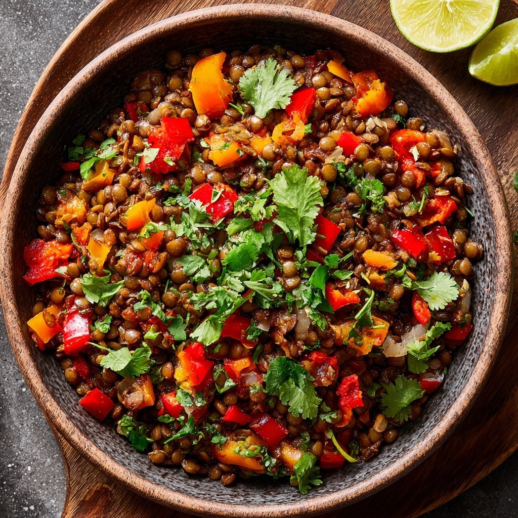 Smoky Lentil Veggie Bowl