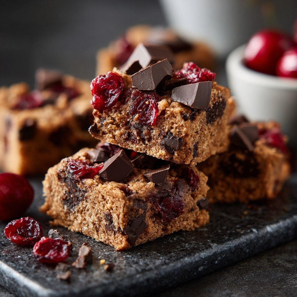 Chocolate Cherry Snack Bars