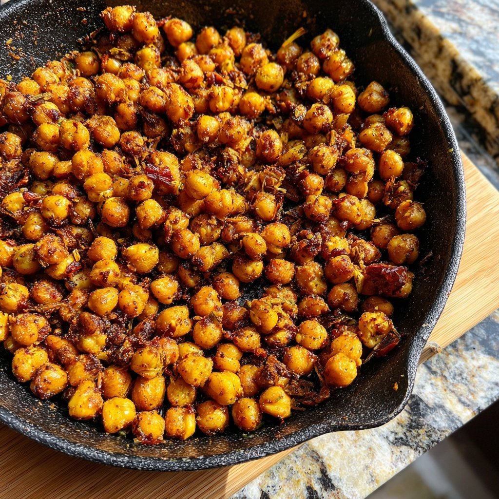 Jamaican Jerk Spiced Chickpea Skillet