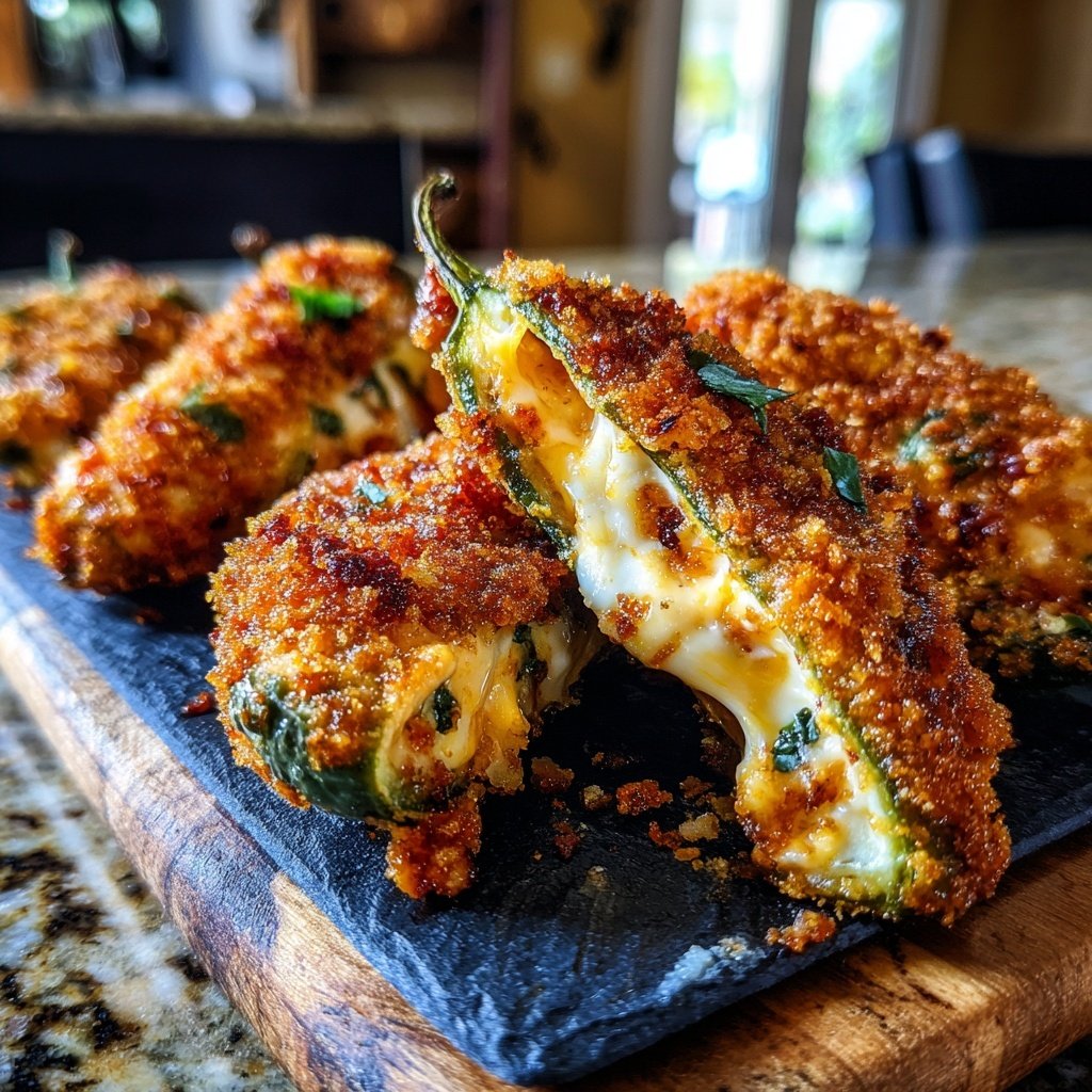 Jalapeno Poppers with Creamy Spinach Dip