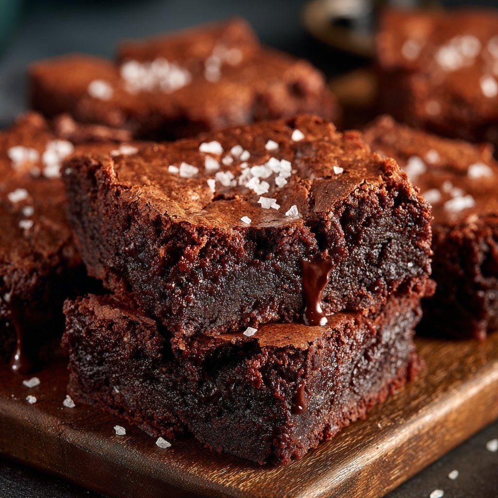 Dense Fudge Brownies With Discard