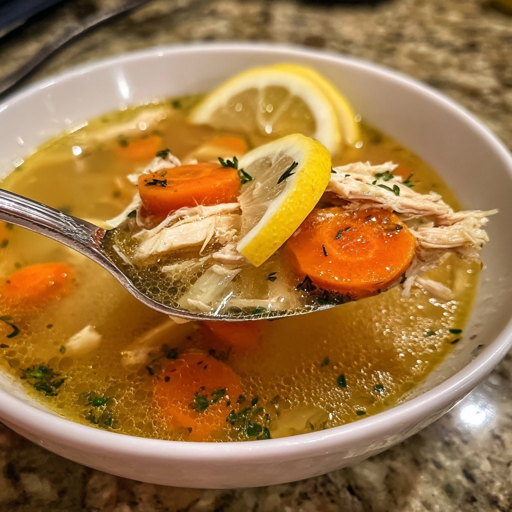 Spring Chicken Soup With Lemon