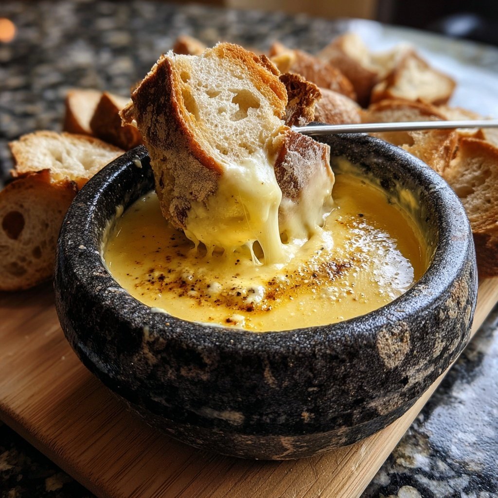 Fondue with Taleggio Cheese