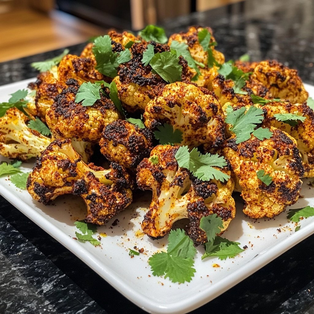 Jamaican Jerk Roasted Cauliflower