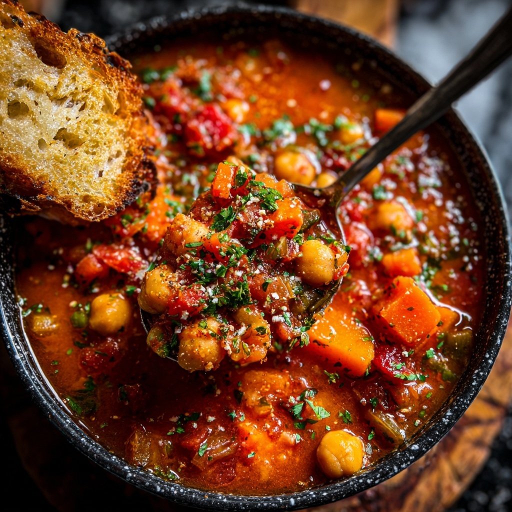 Healthy Chickpea Tomato Stew