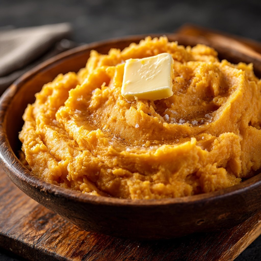 Sweet Potato Mash with Butter