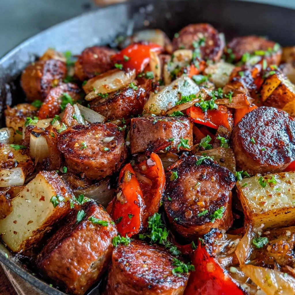 One Pan Sausage And Veggie Dinner