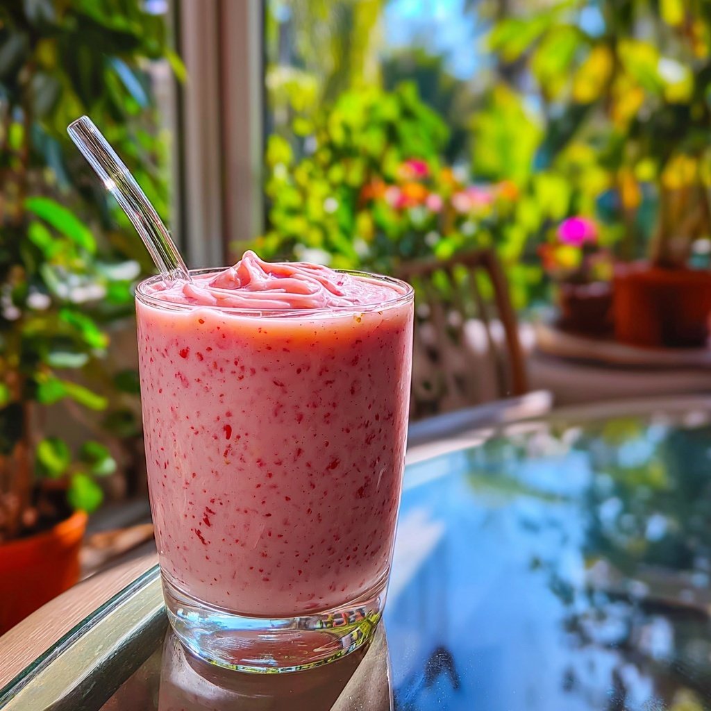 Strawberry Vanilla Protein Shake