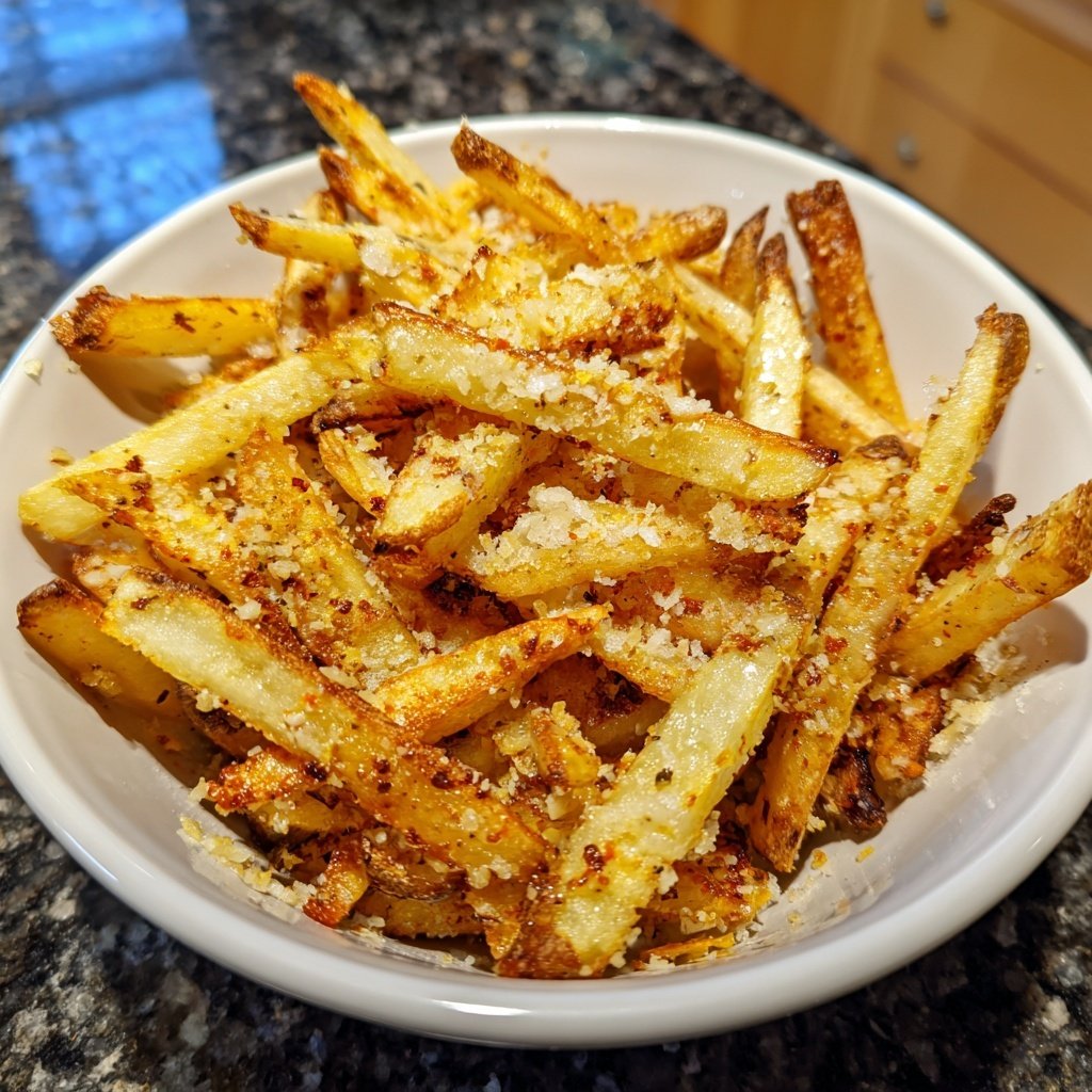 Super Bowl Appetizer Garlic Parmesan Fries
