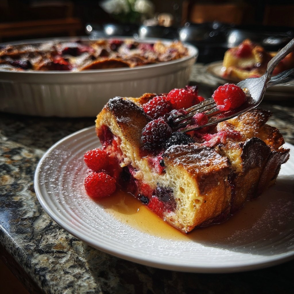 Baked French Toast Casserole With Berries