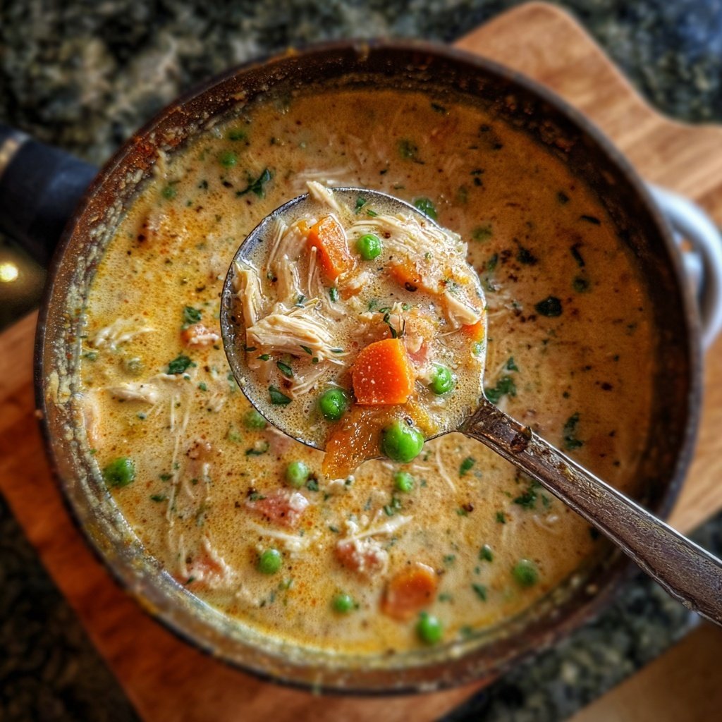 Creamy Chicken And Vegetable Soup