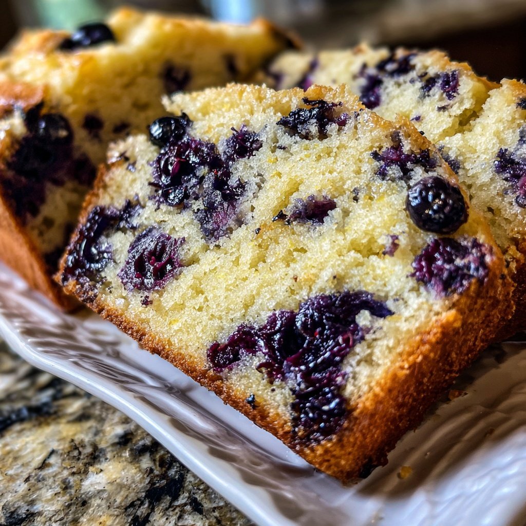 Blueberry Lemon Quick Bread
