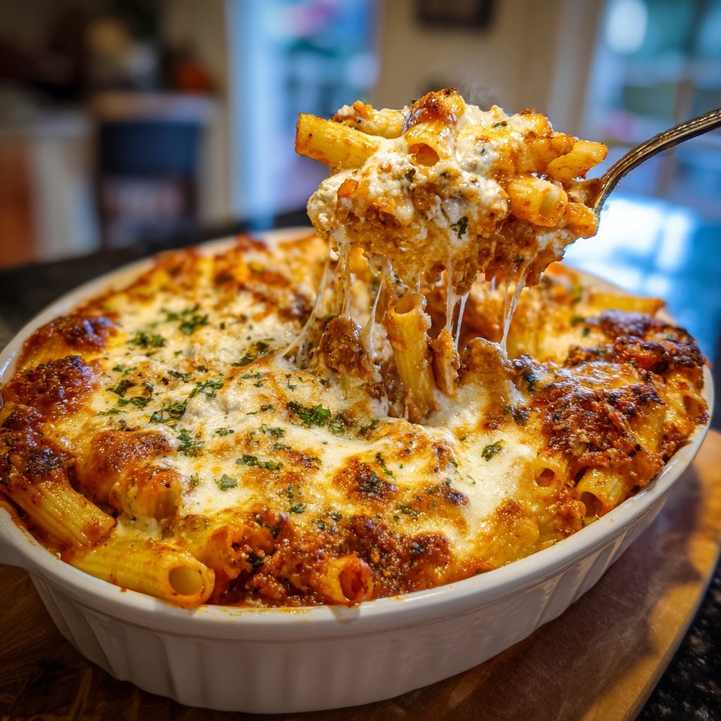 Baked Ziti With Ricotta