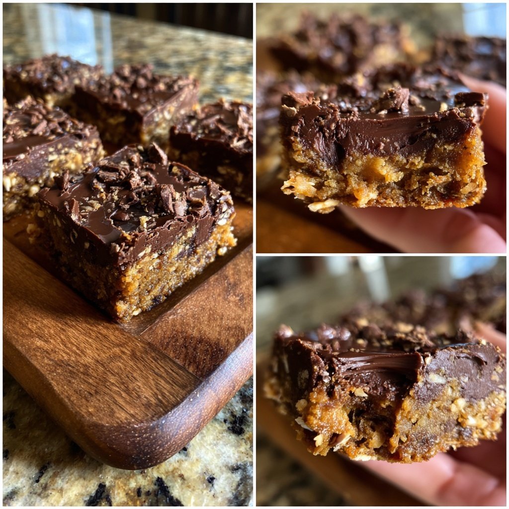 Chocolate Date Tahini Squares