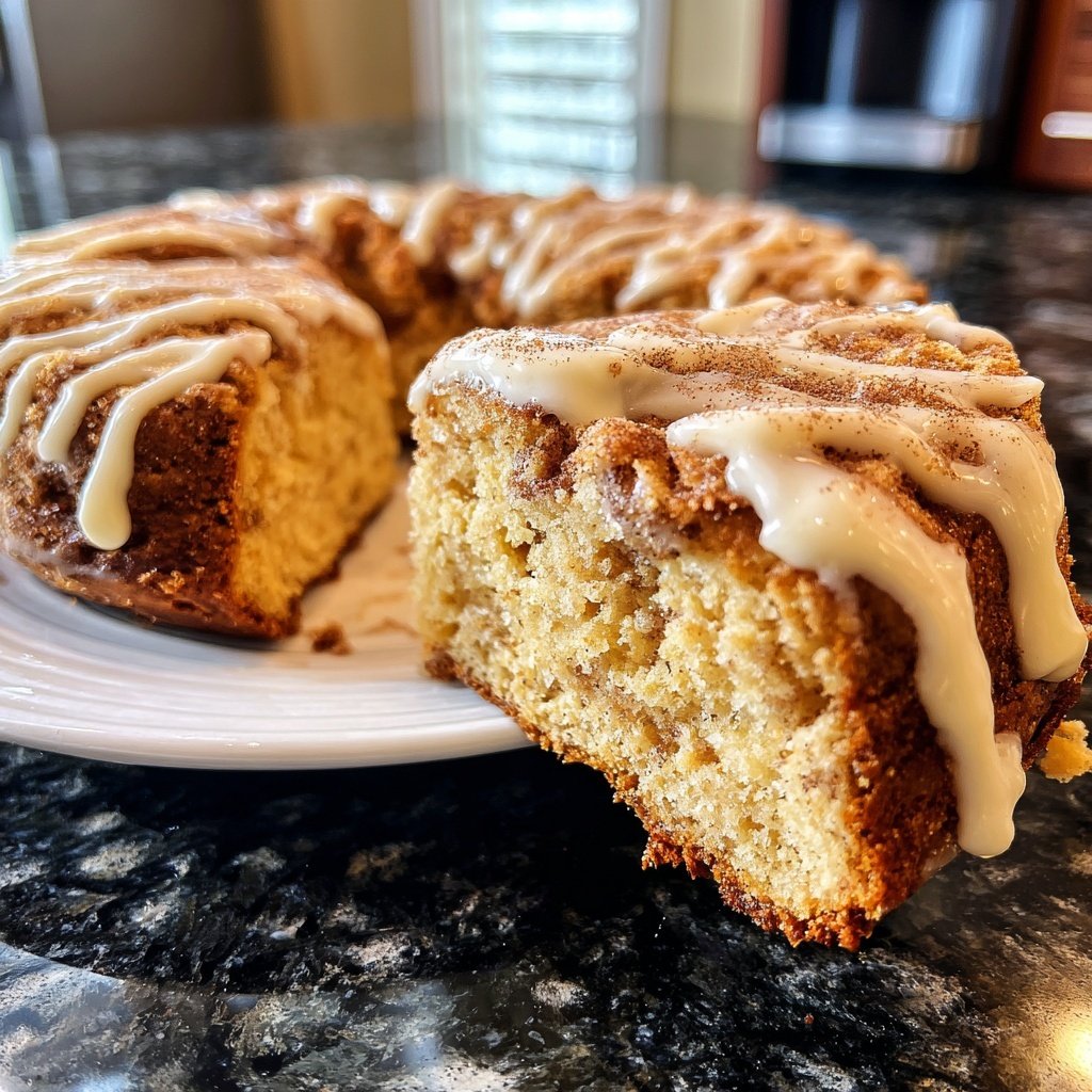 Cinnamon Banana Yogurt Breakfast Cake