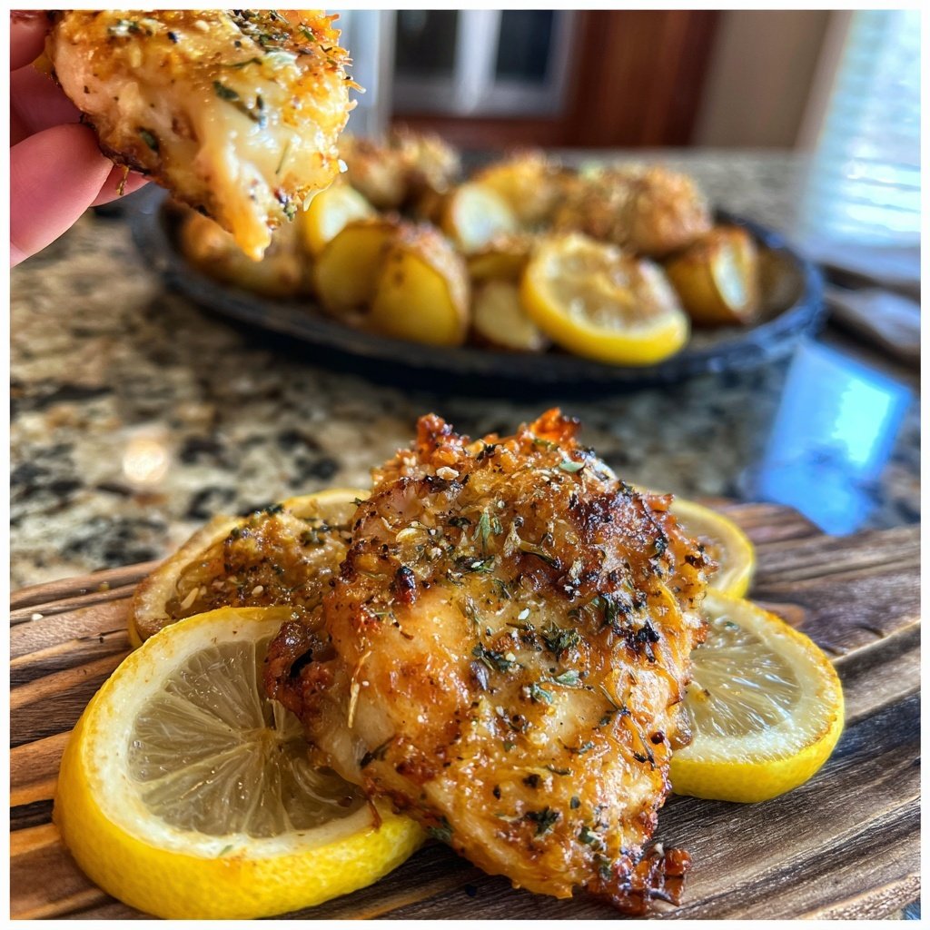 One Pan Lemon Chicken And Potatoes