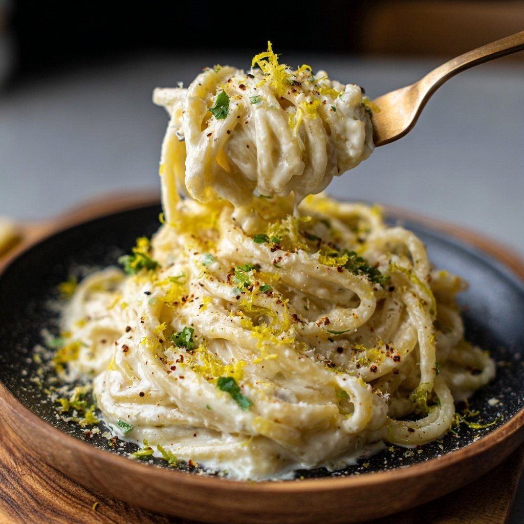 Romantic Lemon Cream Pasta
