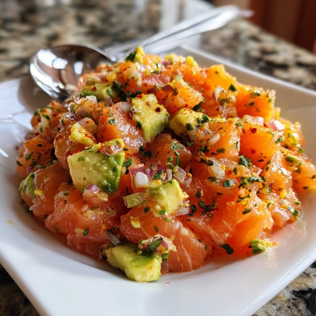 Salmon Tartare with Avocado