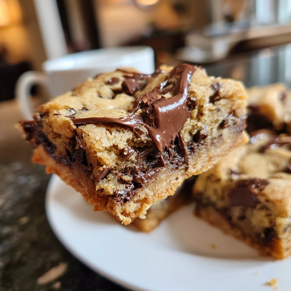 Super Bowl Desserts Chocolate Chip Cookie Bars