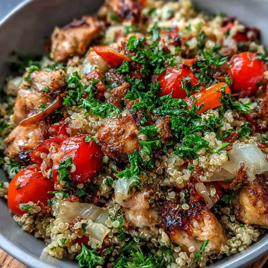 Healthy Chicken And Vegetable Quinoa