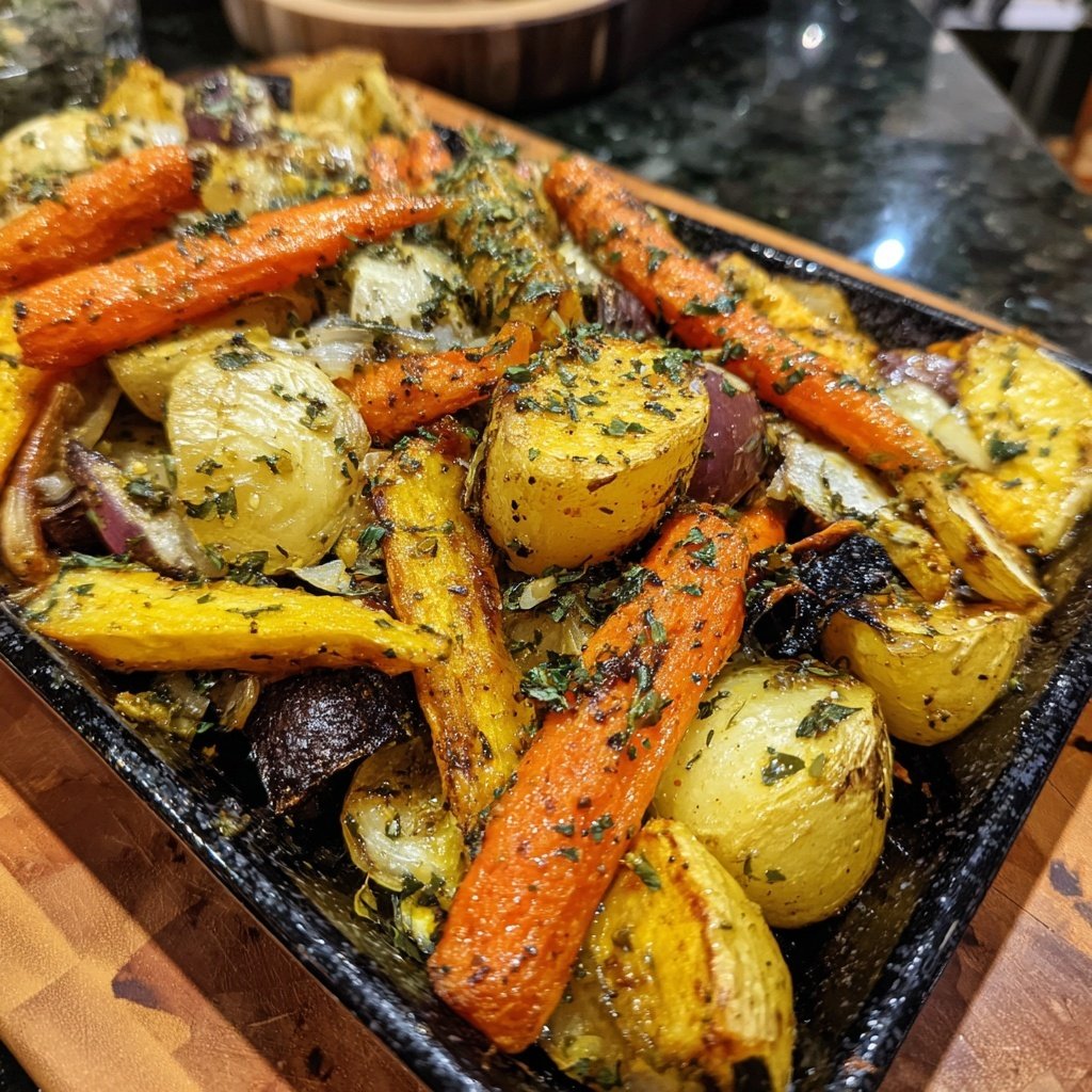 Romantic Herb Butter Roasted Vegetables