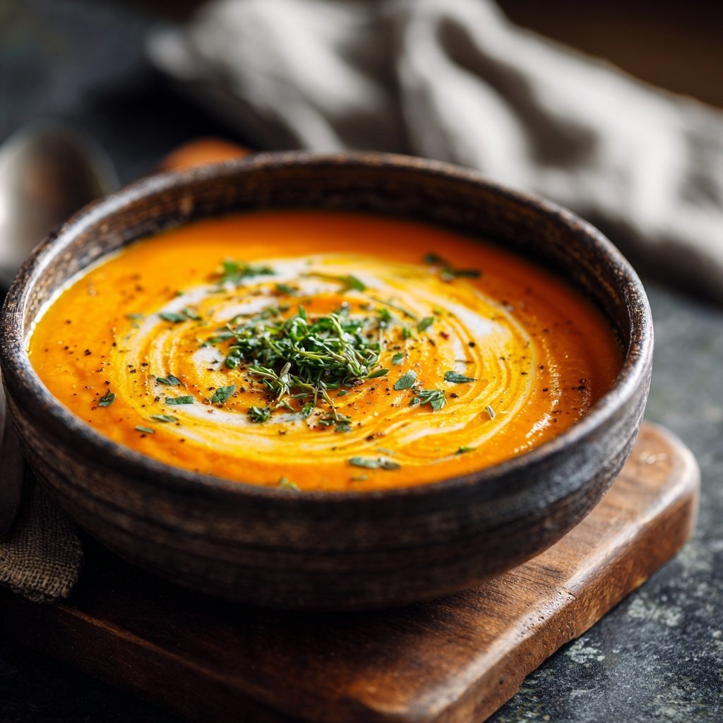 Spring Carrot Ginger Soup